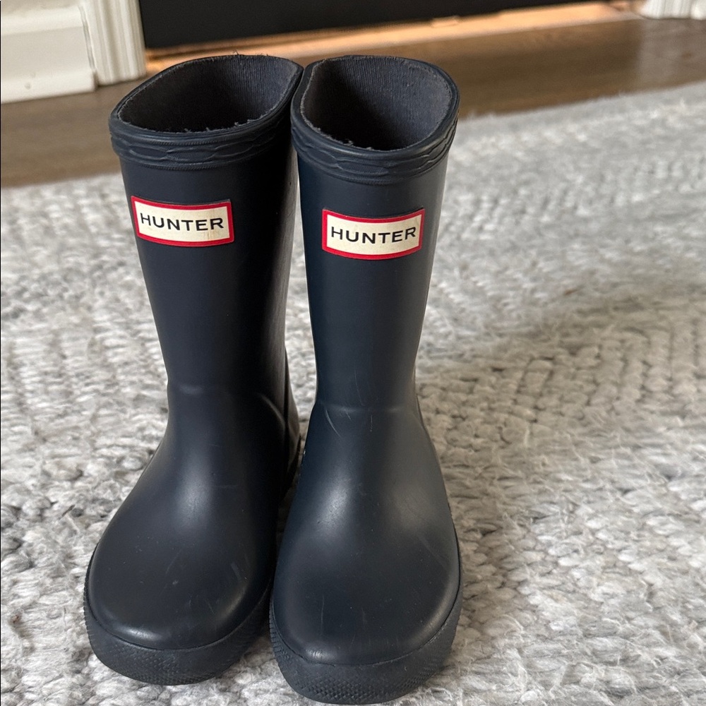 Hunter Classic Navy Waterproof Boots